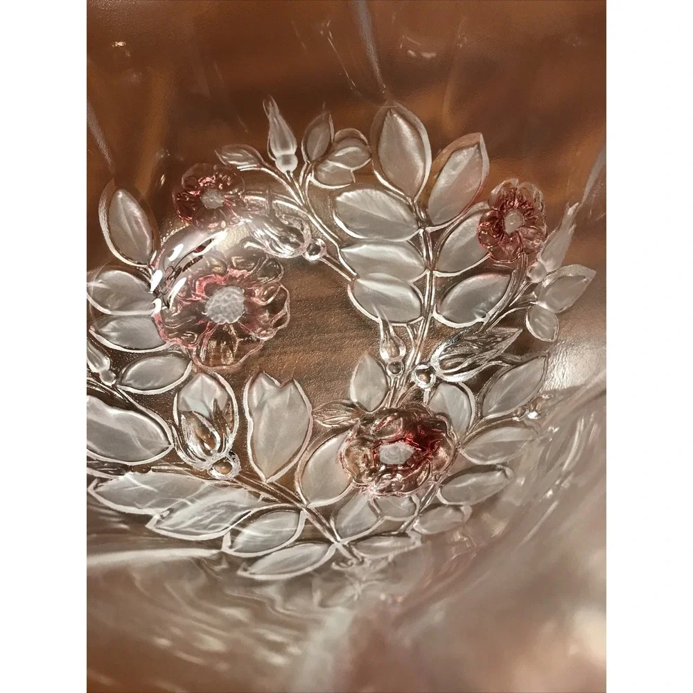 Vintage Mikasa Rosella‎ Hostess Pink Floral Petal Bowl
